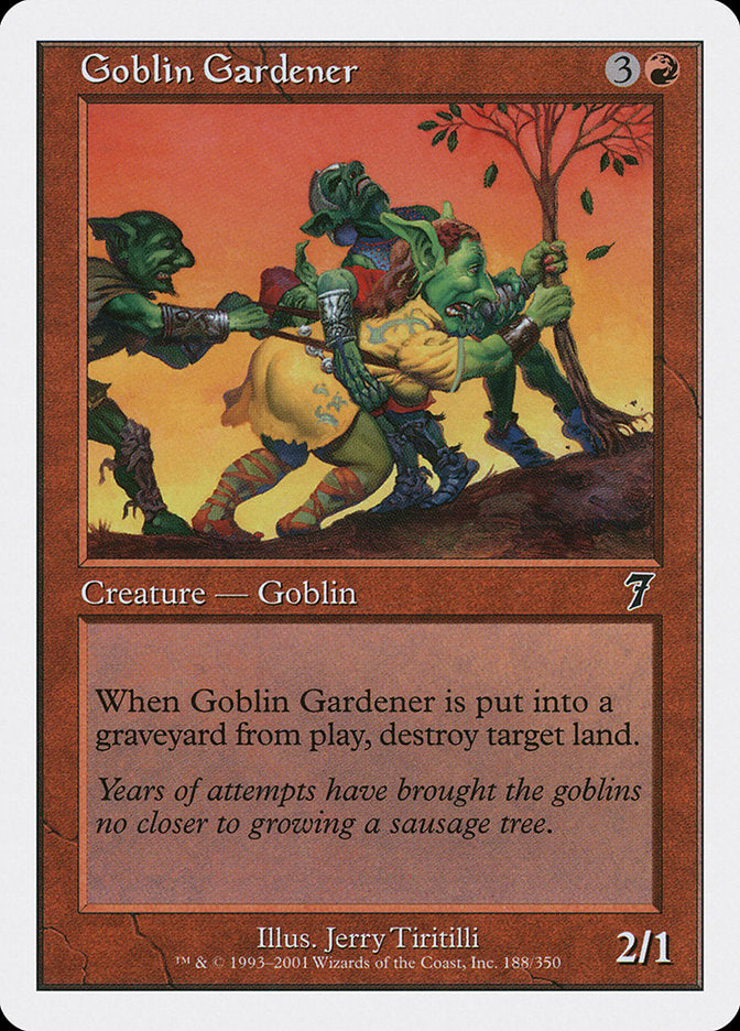 Goblin Gardener 188/350 (7th Edition)  | Good Games Modbury