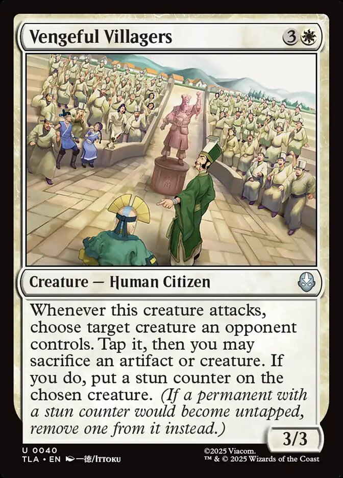 Vengeful Villagers 40/286 (Avatar: The Last Airbender)  - Foil | Good Games Modbury