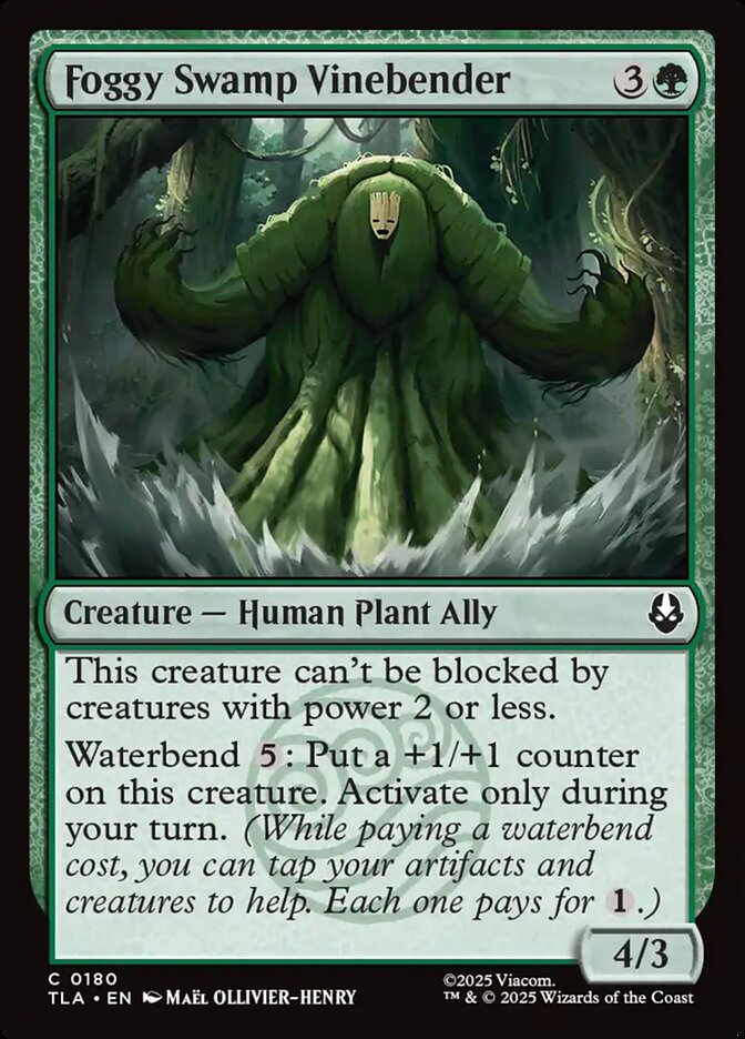Foggy Swamp Vinebender 180 (Avatar: The Last Airbender)  - Foil | Good Games Modbury