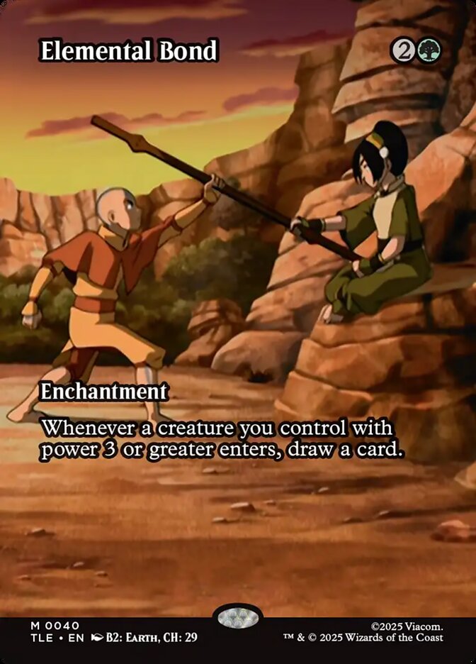 Elemental Bond 40/317 (Avatar: The Last Airbender: Eternal-Legal)  - Borderless Foil | Good Games Modbury