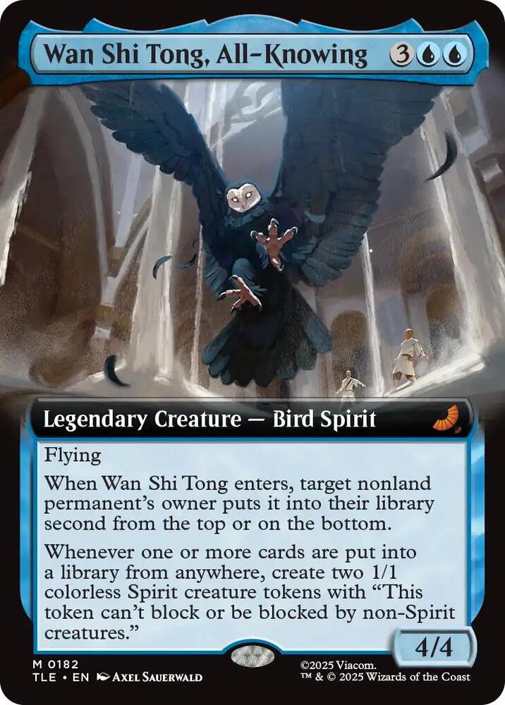 Wan Shi Tong, All-Knowing 182/317 (Avatar: The Last Airbender: Eternal-Legal)  - Extended Art | Good Games Modbury