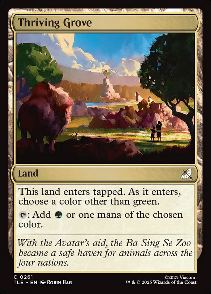Thriving Grove 261 (Avatar: The Last Airbender: Eternal-Legal)  - Foil | Good Games Modbury