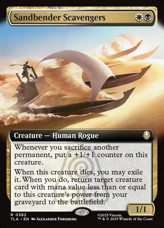 Sandbender Scavengers  382/286 (Avatar: The Last Airbender)  - Extended Art Foil | Good Games Modbury