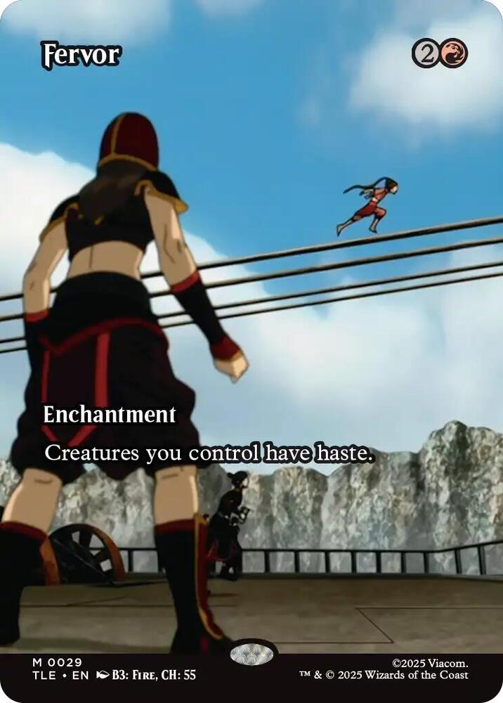 Fervor  29 (Avatar: The Last Airbender: Eternal-Legal)  - Borderless | Good Games Modbury