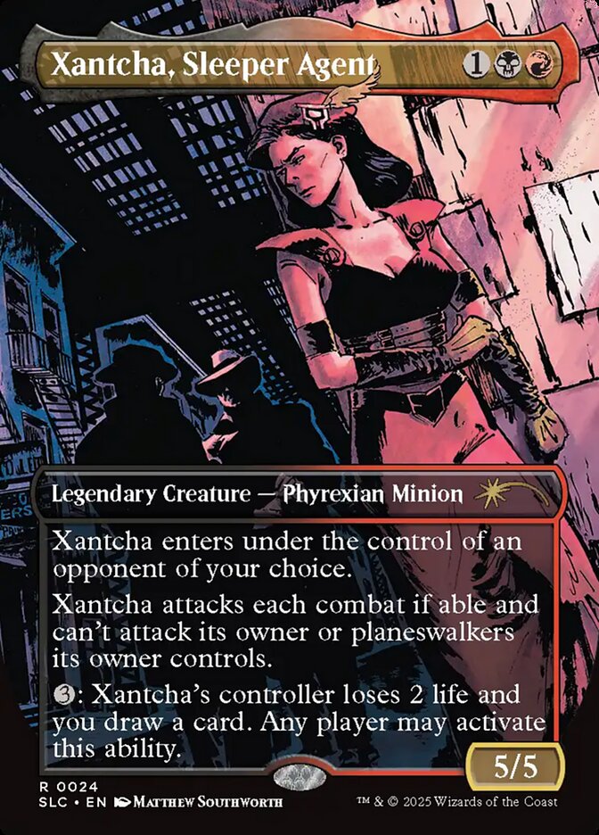 Xantcha, Sleeper Agent 24 (Secret Lair Countdown Kit)  - Borderless Foil | Good Games Modbury