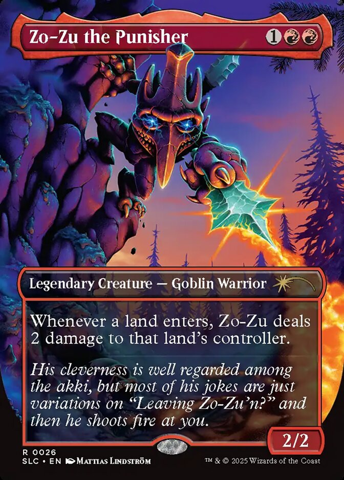 Zo-Zu the Punisher 26 (Secret Lair Countdown Kit)  - Borderless Foil | Good Games Modbury