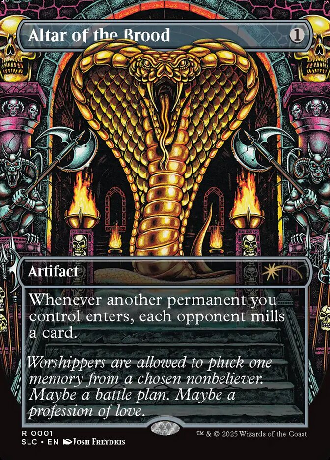 Altar of the Brood 1/84 (Secret Lair Countdown Kit)  - Borderless Foil | Good Games Modbury