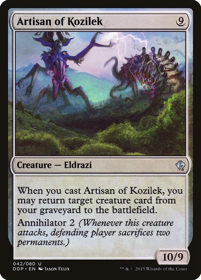 Artisan of Kozilek 42/80 (Duel Decks: Zendikar vs. Eldrazi)  | Good Games Modbury