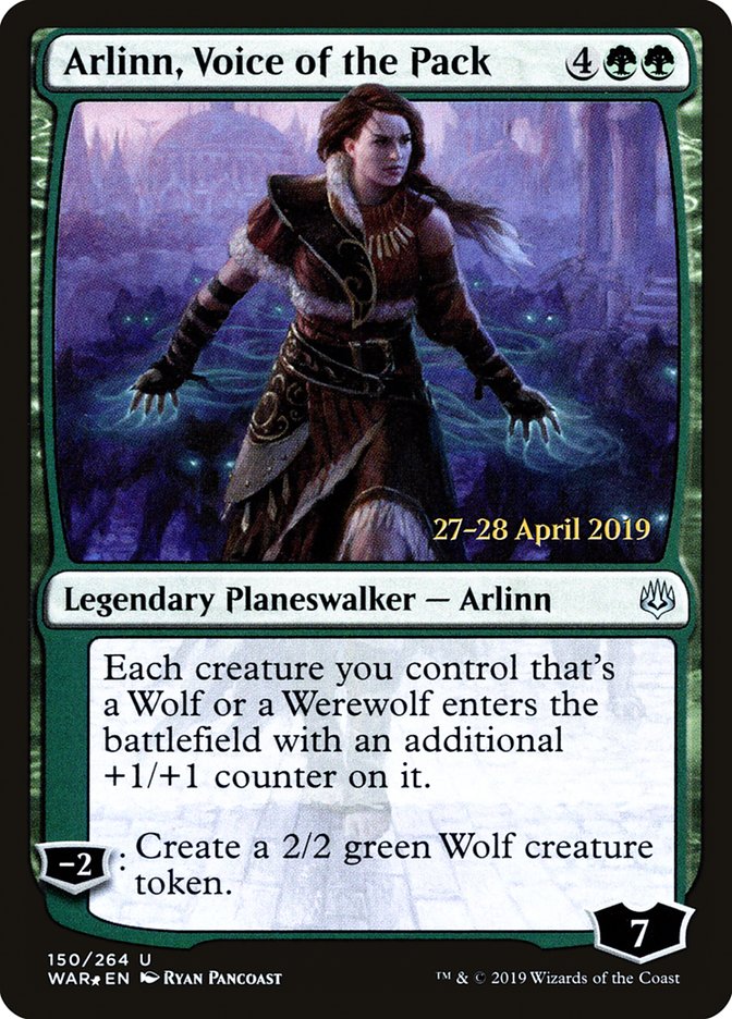 Arlinn, Voice of the Pack 150s/176 (Prerelease Cards)  - PreRelease Foil | Good Games Modbury