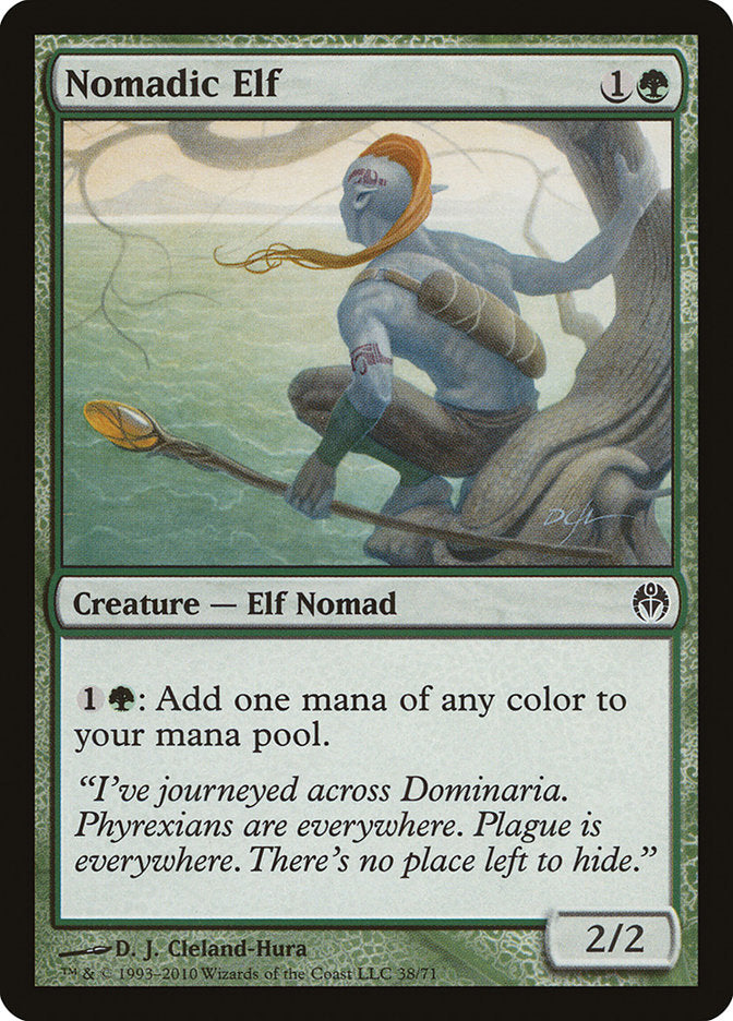Nomadic Elf 38/71 (Duel Decks: Phyrexia vs. the Coalition)  | Good Games Modbury