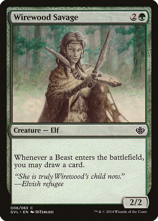 Wirewood Savage 6/63 (Duel Decks: Anthology)  | Good Games Modbury