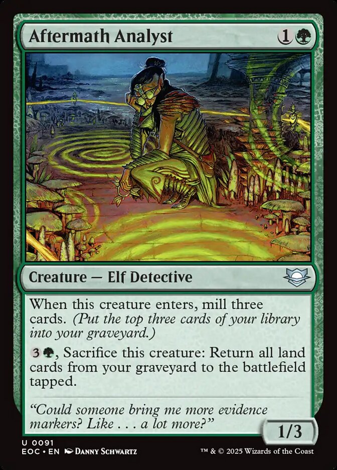 Aftermath Analyst 91/191 (Commander: Edge of Eternities)  | Good Games Modbury