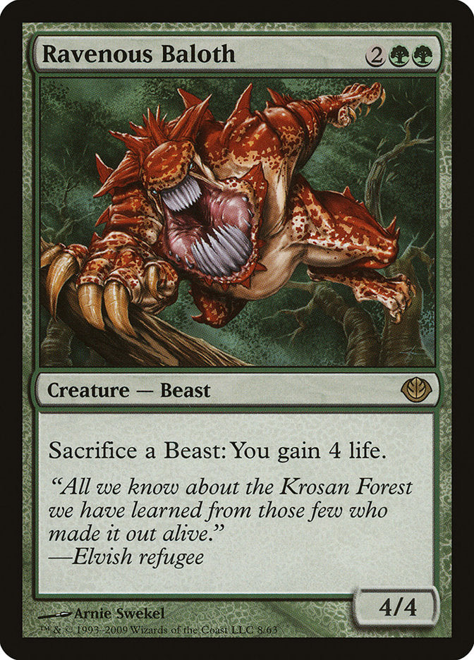 Ravenous Baloth 8 (Duel Decks: Garruk vs. Liliana)  | Good Games Modbury