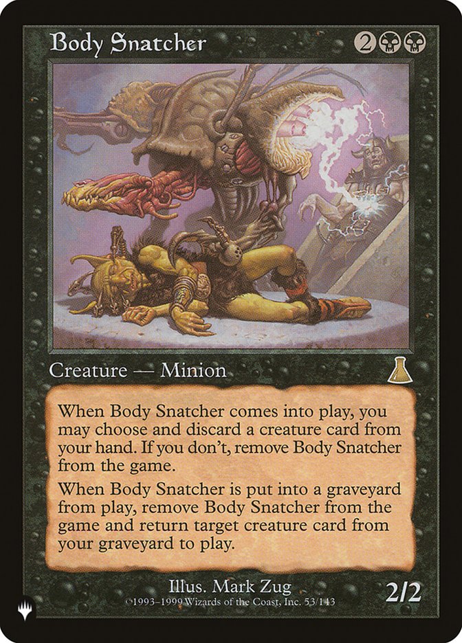 Body Snatcher UDS-53/5075 (The List Reprints)  | Good Games Modbury