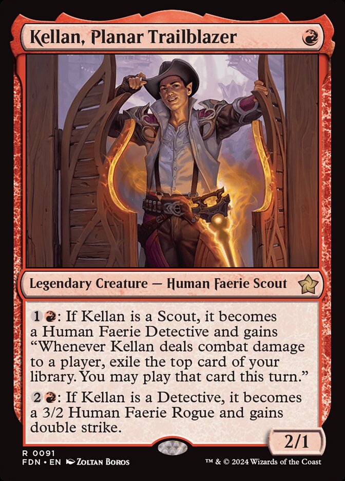 Kellan, Planar Trailblazer 91/291 (Foundations)  - Foil | Good Games Modbury