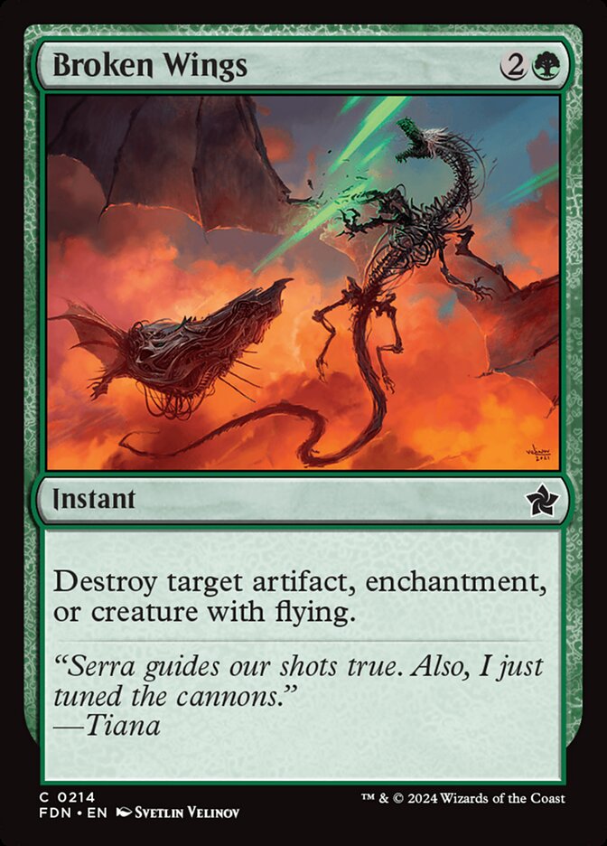 Broken Wings 214/291 (Foundations)  - Foil | Good Games Modbury
