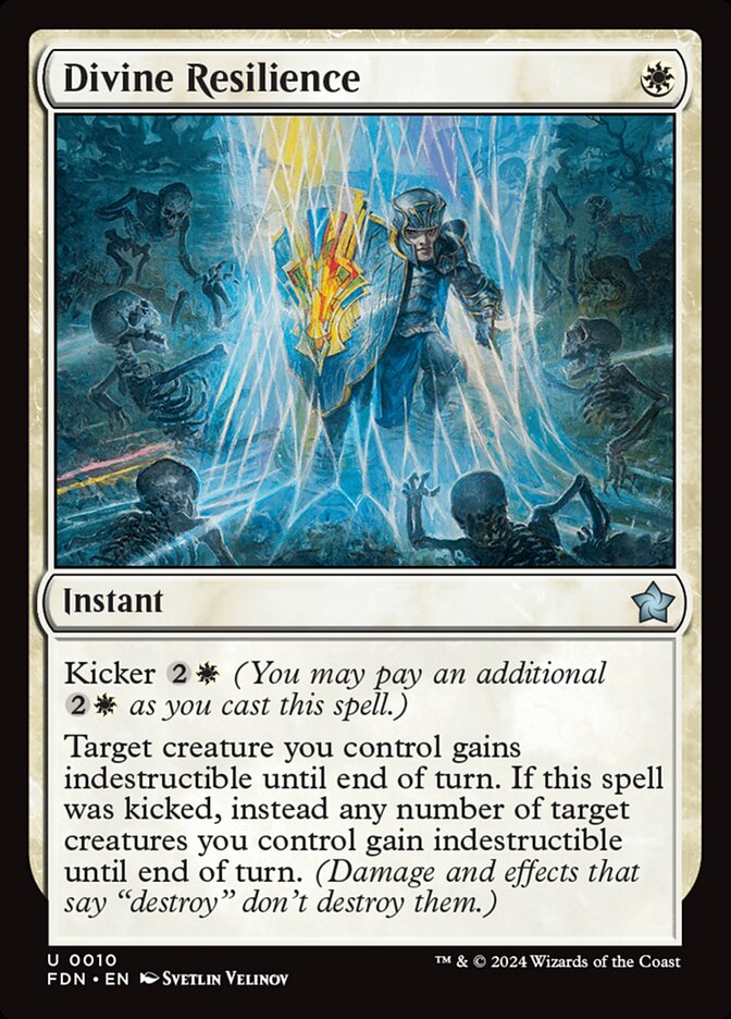 Divine Resilience 10/291 (Foundations)  - Foil | Good Games Modbury