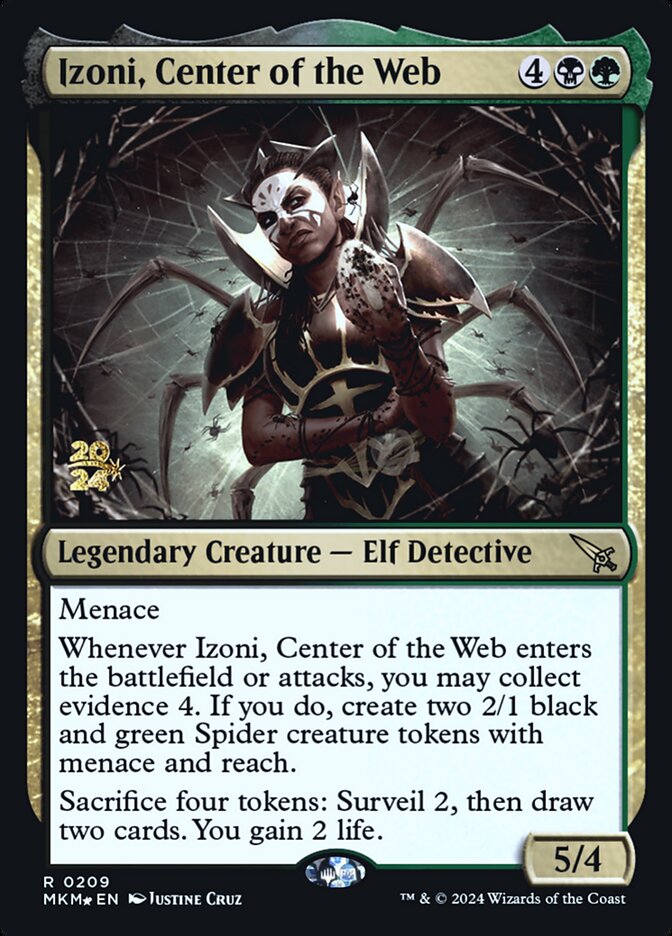 Izoni, Center of the Web 209s/182 (Prerelease Cards)  - Foil | Good Games Modbury