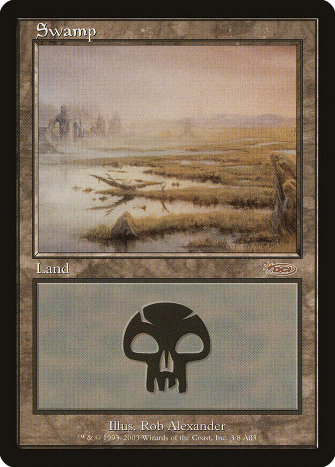 Swamp 3/8 (Arena Promos)  | Good Games Modbury