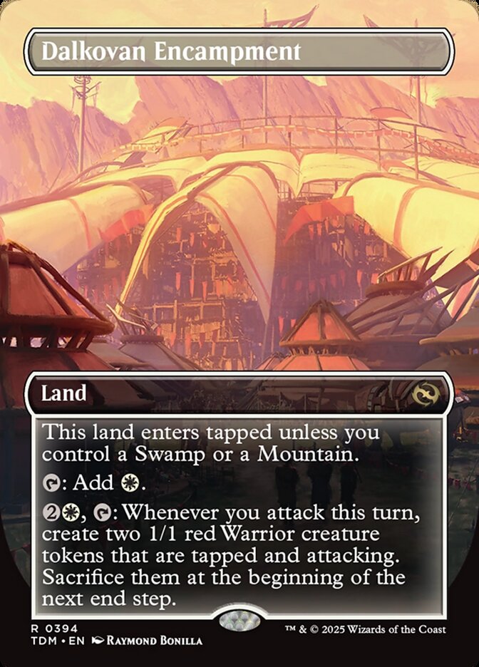 Dalkovan Encampment 394/291 (Tarkir: Dragonstorm)  - Borderless | Good Games Modbury