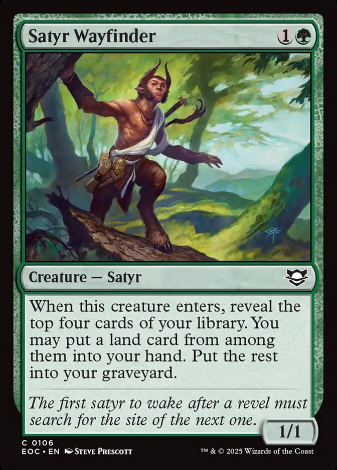 Satyr Wayfinder 106/191 (Commander: Edge of Eternities)  | Good Games Modbury