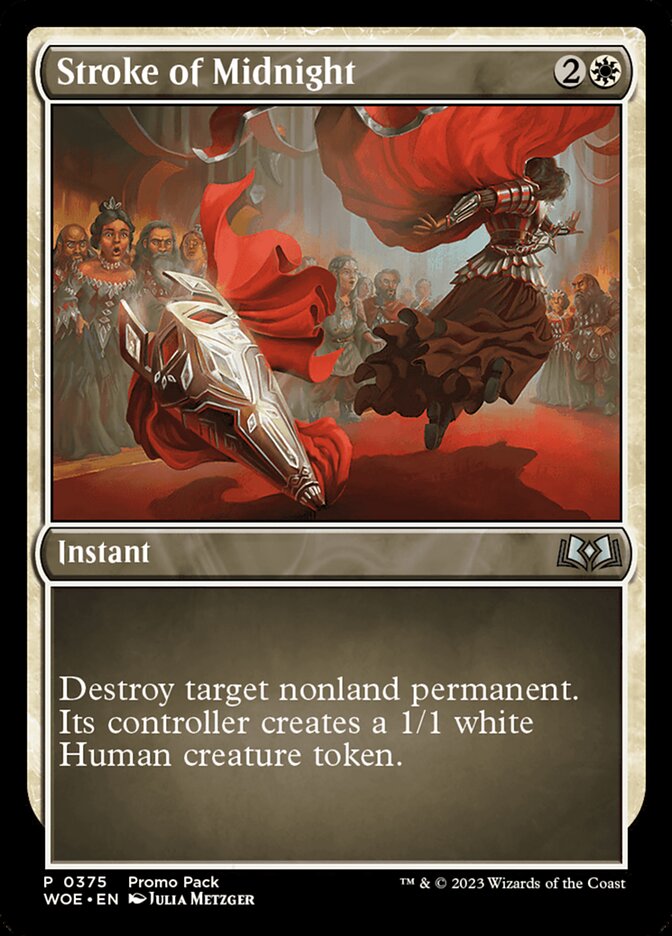 Stroke of Midnight 375 (Promo Pack: Wilds of Eldraine)  | Good Games Modbury