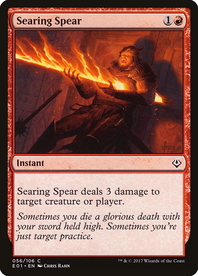 Searing Spear 56/106 (Archenemy: Nicol Bolas)  | Good Games Modbury