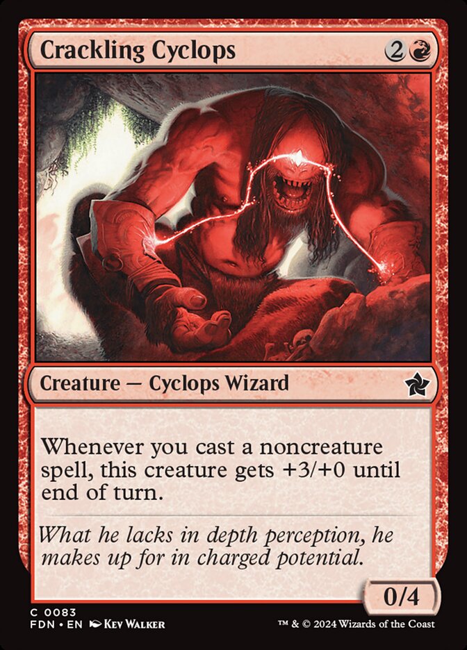 Crackling Cyclops 83/291 (Foundations)  - Foil | Good Games Modbury