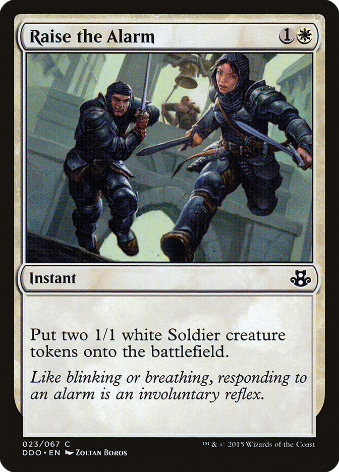 Raise the Alarm 23/67 (Duel Decks: Elspeth vs. Kiora)  | Good Games Modbury