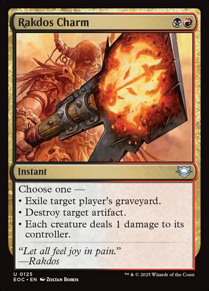 Rakdos Charm 125 (Commander: Edge of Eternities)  | Good Games Modbury