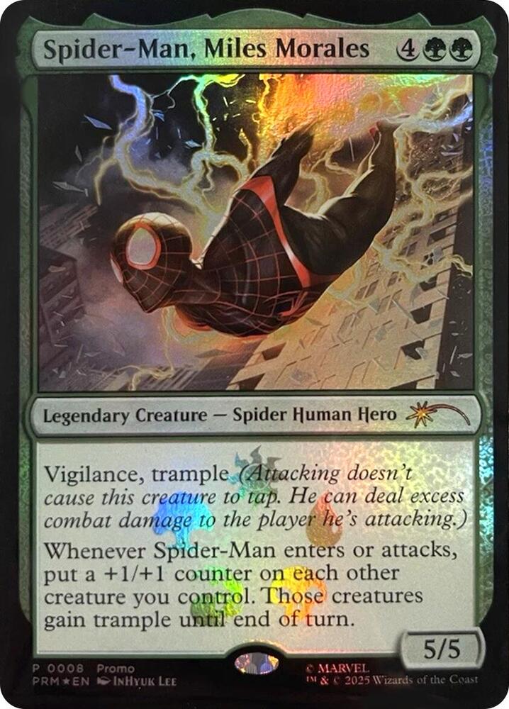 Spider Man Miles Morales 2025-23/84 (Unique and Miscellaneous Promos)  - Foil | Good Games Modbury