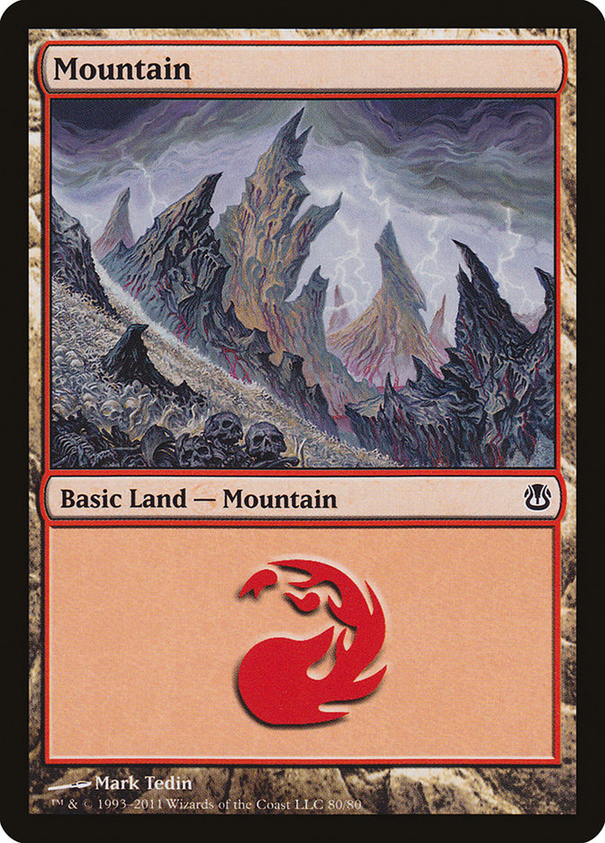 Mountain 80/80 (Duel Decks: Ajani vs. Nicol Bolas)  | Good Games Modbury