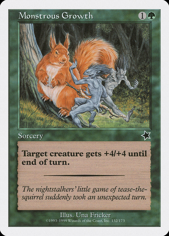 Monstrous Growth 132/173 (Starter 1999)  | Good Games Modbury