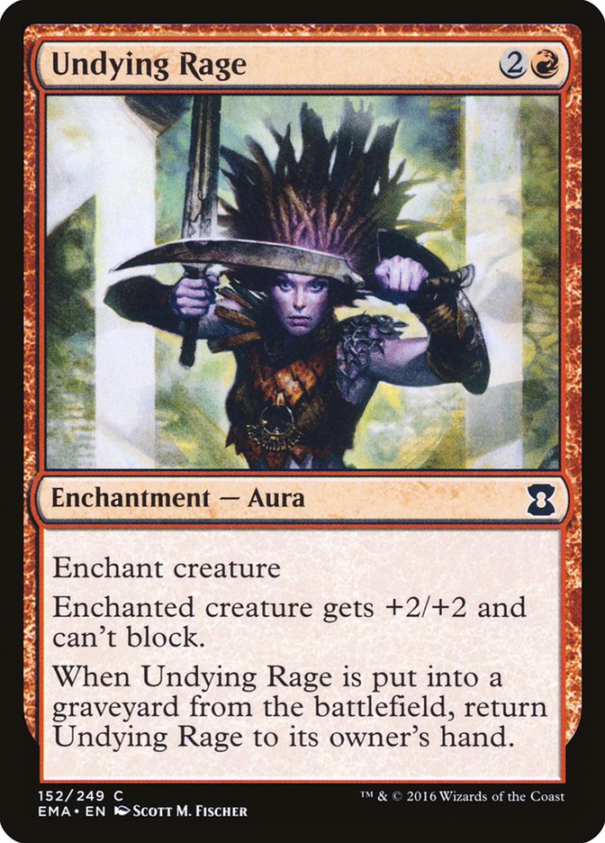 Undying Rage 152/249 (Eternal Masters)  - Foil | Good Games Modbury