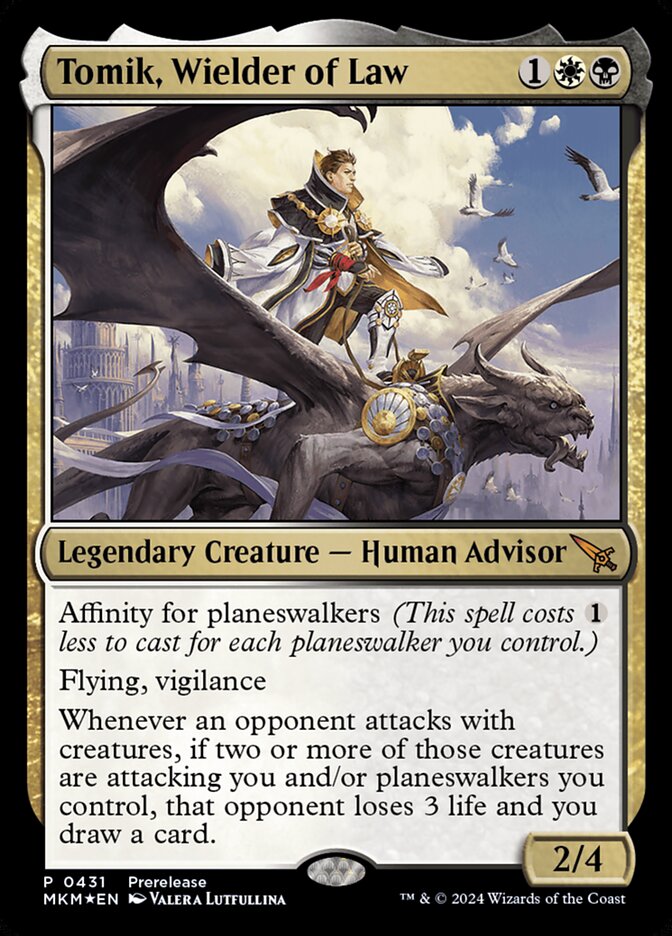 Tomik, Wielder of Law 431/286 (Prerelease Cards)  - Foil | Good Games Modbury