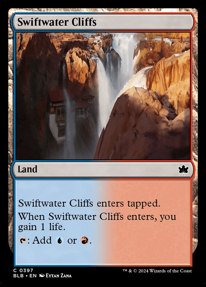Swiftwater Cliffs 397 (Bloomburrow)  | Good Games Modbury