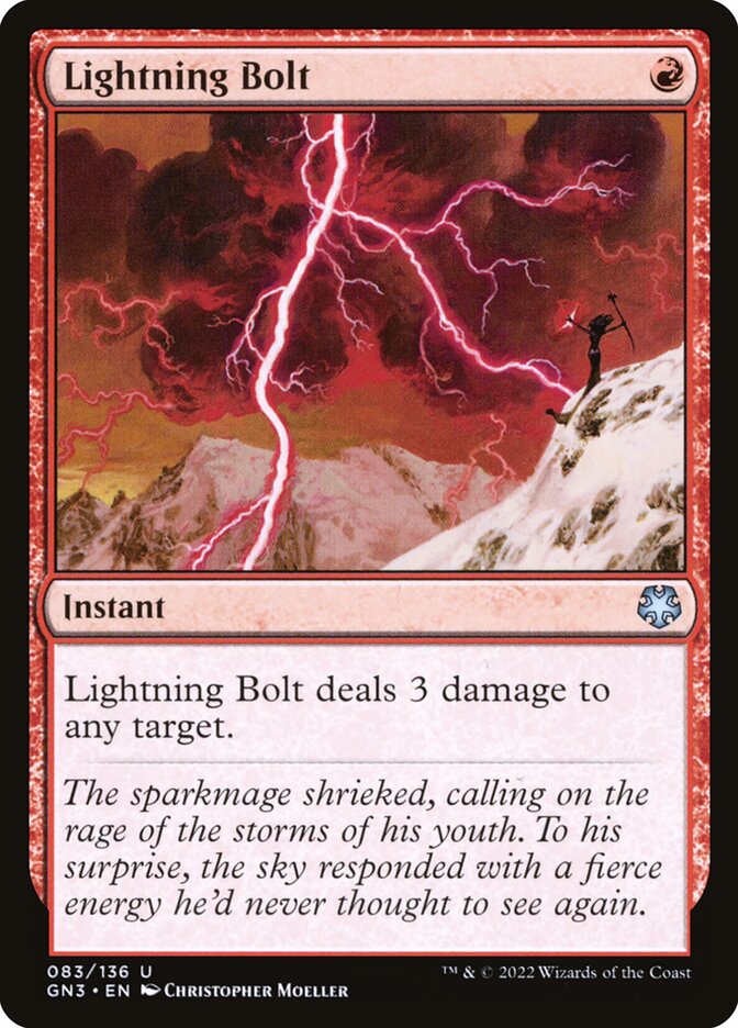 Lightning Bolt 83/135 (Magic Game Night: Free-For-All)  | Good Games Modbury