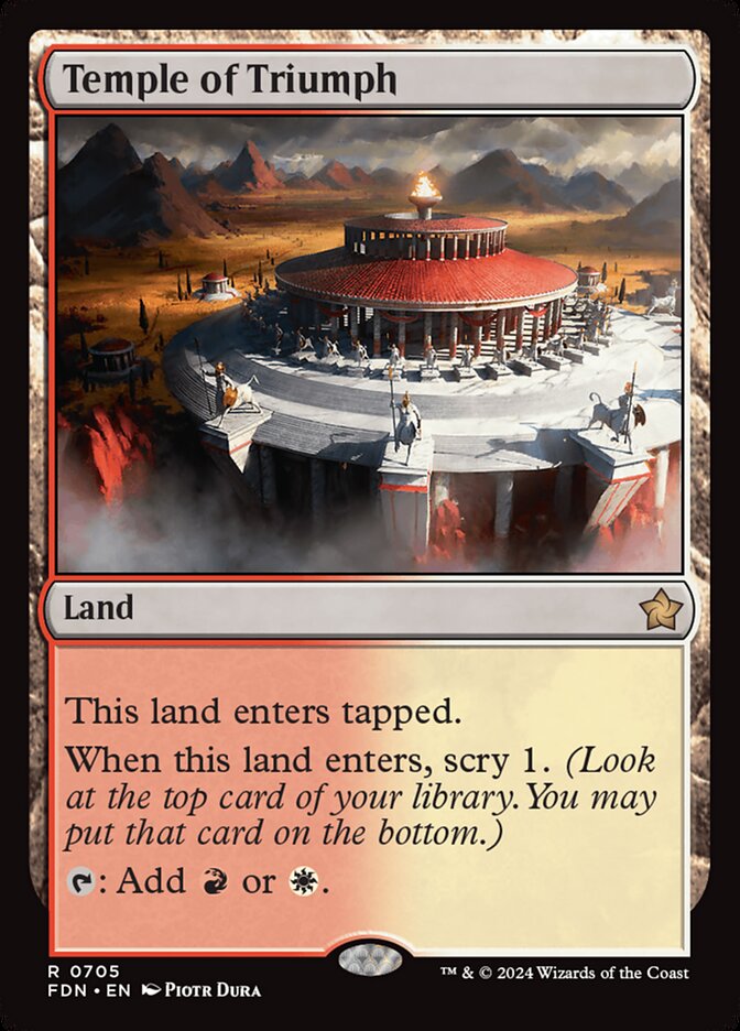 Temple of Triumph 705/291 (Foundations)  | Good Games Modbury