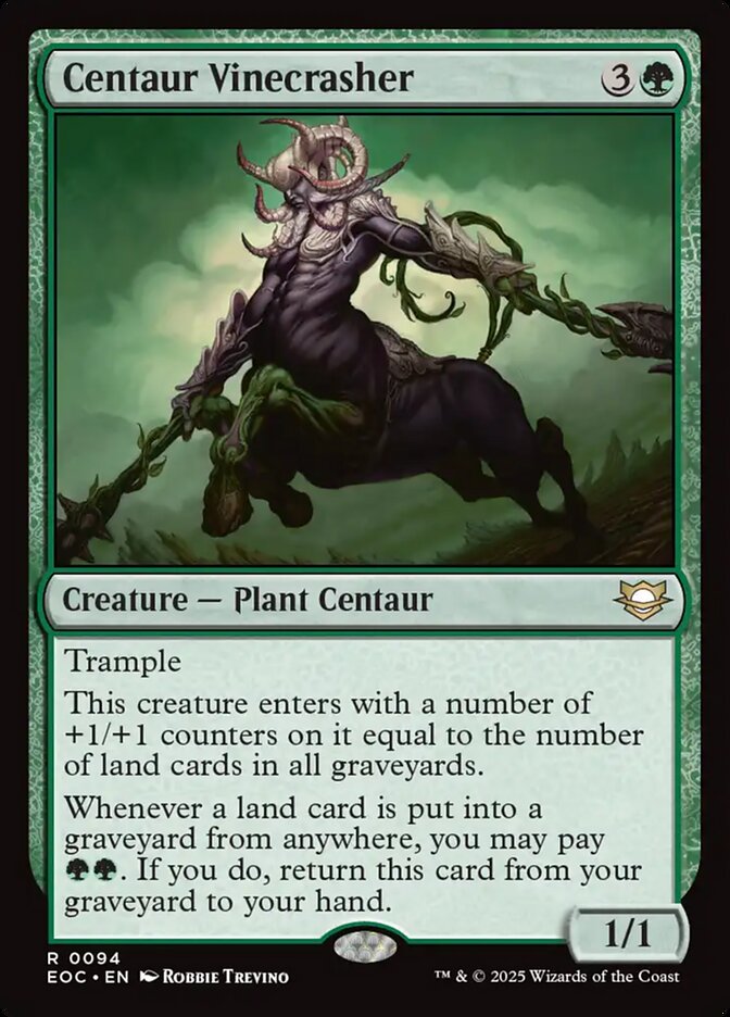 Centaur Vinecrasher 94/191 (Commander: Edge of Eternities)  | Good Games Modbury