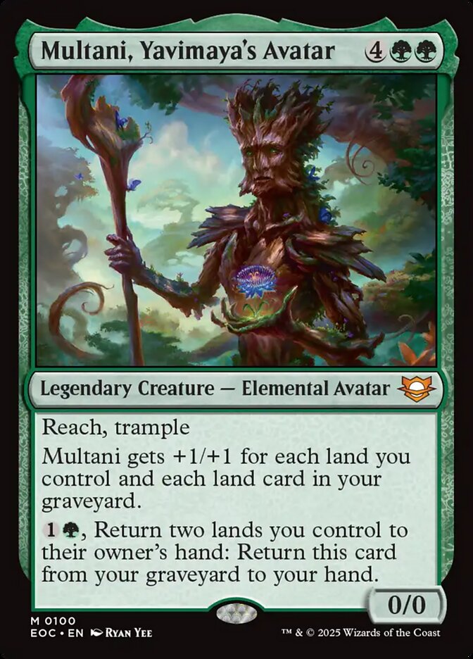 Multani, Yavimaya's Avatar 100/191 (Commander: Edge of Eternities)  | Good Games Modbury