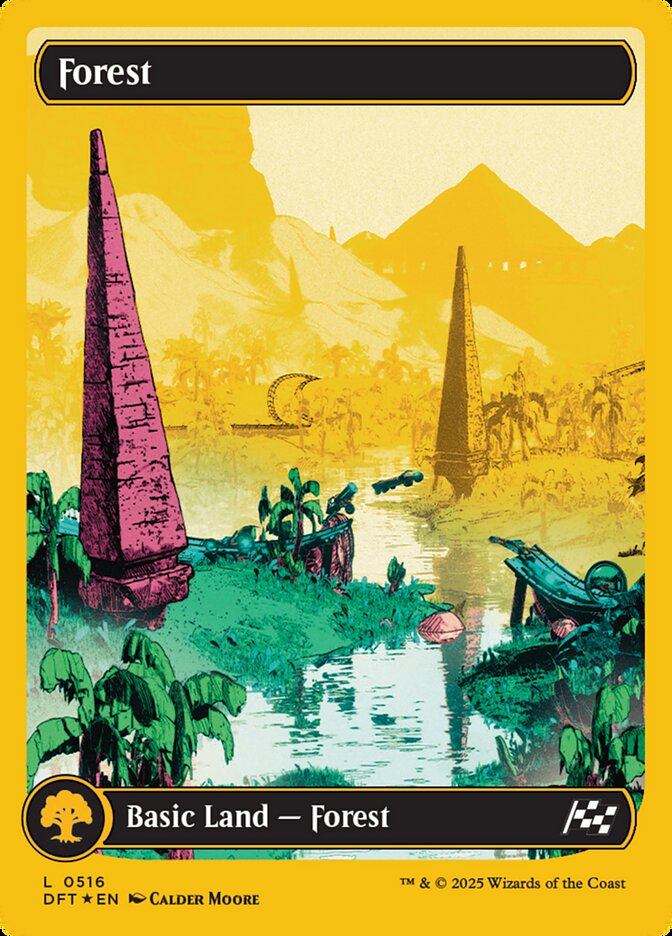 Forest 516/291 (Aetherdrift)  - First-Place Foil | Good Games Modbury