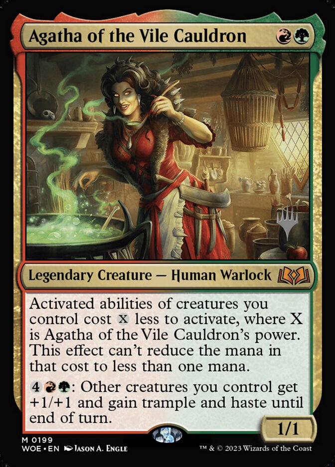 Agatha of the Vile Cauldron 199p/200 (Promo Pack: Wilds of Eldraine)  | Good Games Modbury