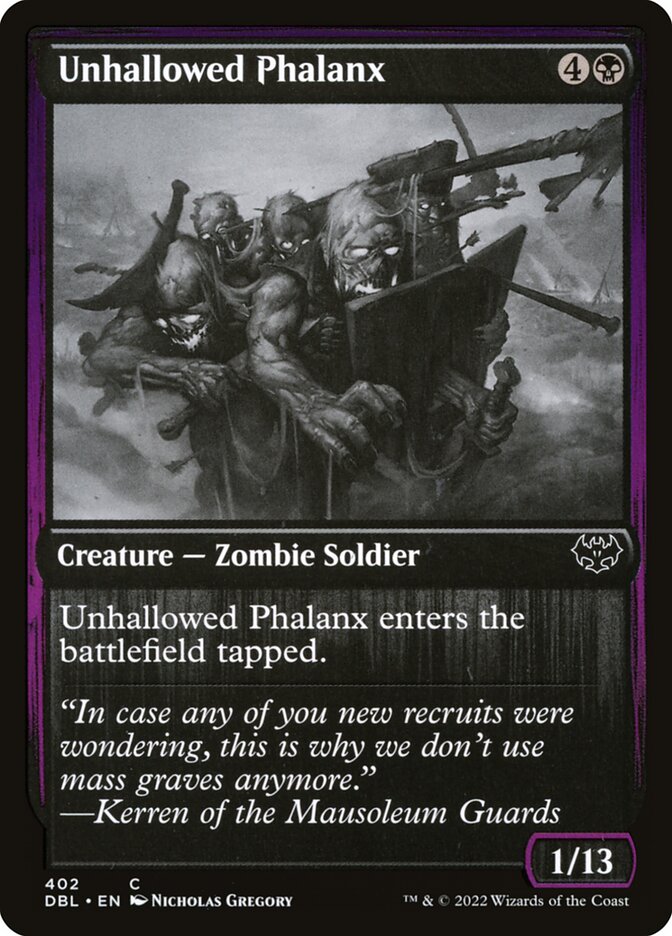 Unhallowed Phalanx 402 (Innistrad: Double Feature)  - Foil | Good Games Modbury