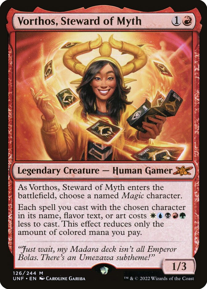 Vorthos, Steward of Myth 126/244 (Unfinity)  | Good Games Modbury