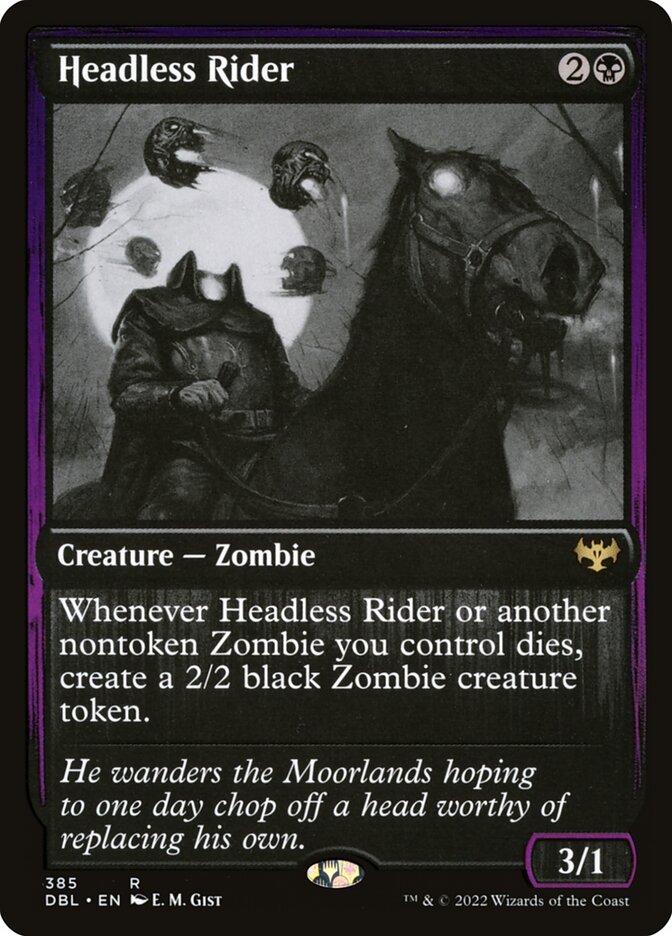 Headless Rider 385/534 (Innistrad: Double Feature)  - Foil | Good Games Modbury