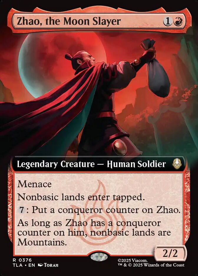 Zhao, the Moon Slayer 376/286 (Avatar: The Last Airbender)  - Extended Art Foil | Good Games Modbury
