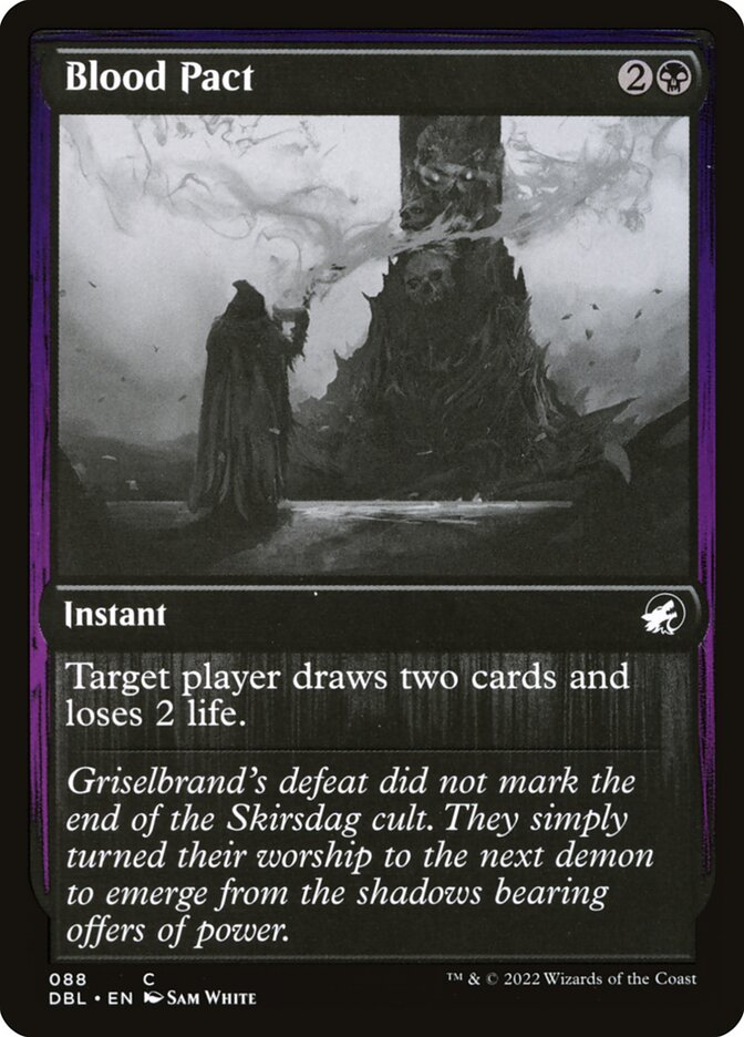 Blood Pact 88/534 (Innistrad: Double Feature)  - Foil | Good Games Modbury
