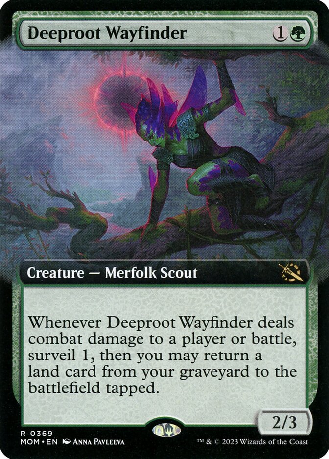 Deeproot Wayfinder 369/291 (March of the Machine)  - Extended Art | Good Games Modbury