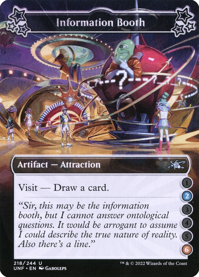 Information Booth 218a/244 (Unfinity)  - Foil | Good Games Modbury