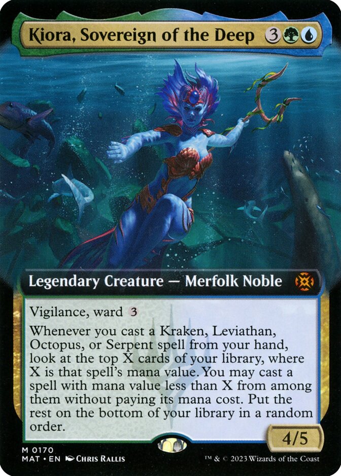 Kiora, Sovereign of the Deep 170/50 (March of the Machine: The Aftermath)  - Extended Art | Good Games Modbury
